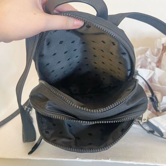Kate Spade Karissa Nylon Medium Backpack Black Mini Backpack